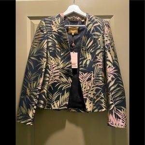 Ted Baker Palm Jacquard Suit Jacket